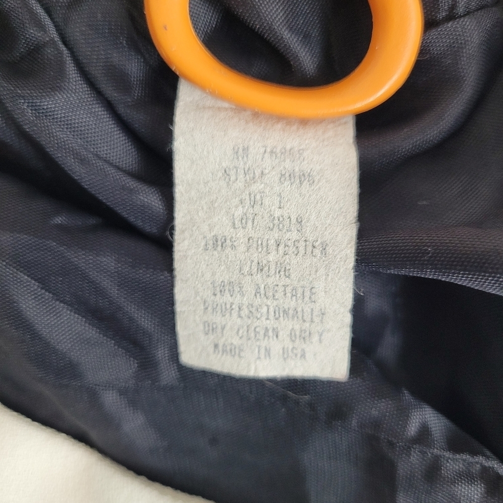 Sante Fe vintage cropped black lady jacket with white trim gold buttons fancy 6 - Picture 10 of 12